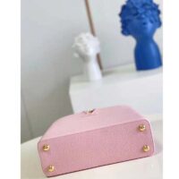Louis Vuitton LV Women Capucines BB Handbag Pink Taurillon Calfskin