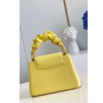 Louis Vuitton LV Women Capucines Mini Handbag Yellow Taurillon Calfskin - Bild 4