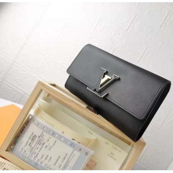 Louis Vuitton LV Women Capucines Wallet Taurillon Leather Outside Cowhide Leather (10)