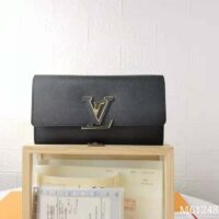 Louis Vuitton LV Women Capucines Wallet Taurillon Leather Outside Cowhide Leather