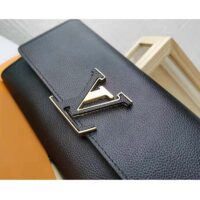 Louis Vuitton LV Women Capucines Wallet Taurillon Leather Outside Cowhide Leather