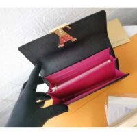 Louis Vuitton LV Women Capucines Wallet Taurillon Leather Outside Cowhide Leather