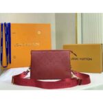 Louis Vuitton LV Women Coussin PM Handbag Wine Monogram Embossed Puffy Lambskin - Bild 2