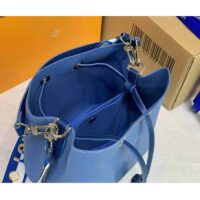 Louis Vuitton LV Women NéoNoé BB Bucket Bag Blue Epi Grained Cowhide