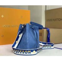 Louis Vuitton LV Women NéoNoé BB Bucket Bag Blue Epi Grained Cowhide