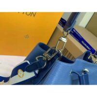 Louis Vuitton LV Women NéoNoé BB Bucket Bag Blue Epi Grained Cowhide