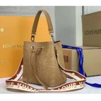 Louis Vuitton LV Women NéoNoé BB Bucket Bag Gold Epi Grained Cowhide