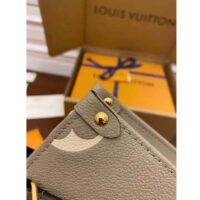 Louis Vuitton LV Women Onthego PM Tote Beige Embossed Grained Cowhide Leather