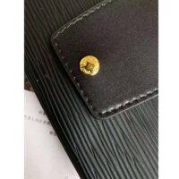 Louis Vuitton LV Women Padlock On Strap Bag Black Epi Embossed Grained Cowhide Leather
