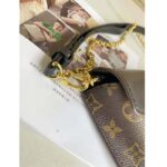 Louis Vuitton LV Women Padlock On Strap Bag Black Monogram Coated Canvas Cowhide Leather - Image 9