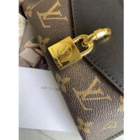 Louis Vuitton LV Women Padlock On Strap Bag Black Monogram Coated Canvas Cowhide Leather