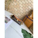 Louis Vuitton LV Women Padlock On Strap Bag Caramel Monogram Coated Canvas Cowhide Leather - Image 5