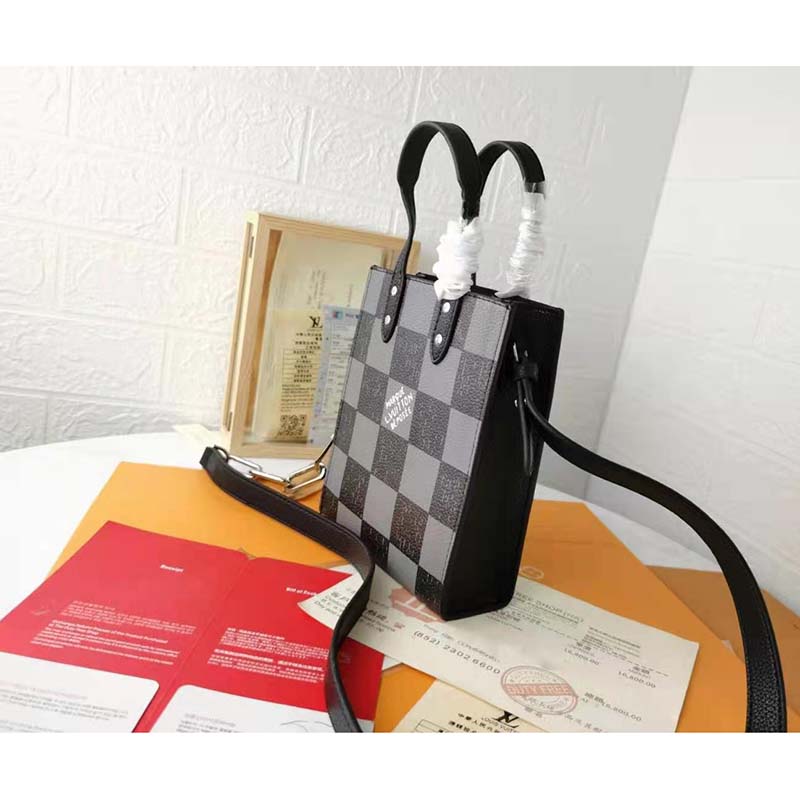 Louis Vuitton Sac Plat XS Handbag Cowhide Leather Silver Color Hardwar –  EliteLaza