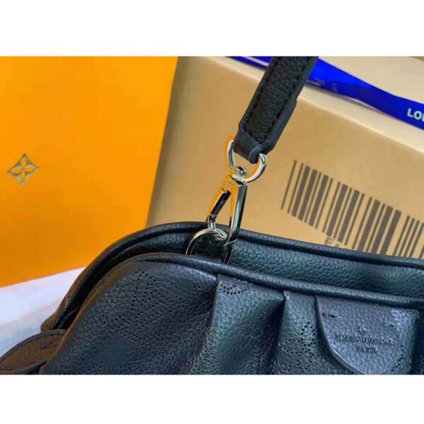 Louis Vuitton LV Women Scala Mini Pouch Black Mahina Perforated Calf Leather (10)