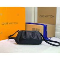 Louis Vuitton LV Women Scala Mini Pouch Black Mahina Perforated Calf Leather