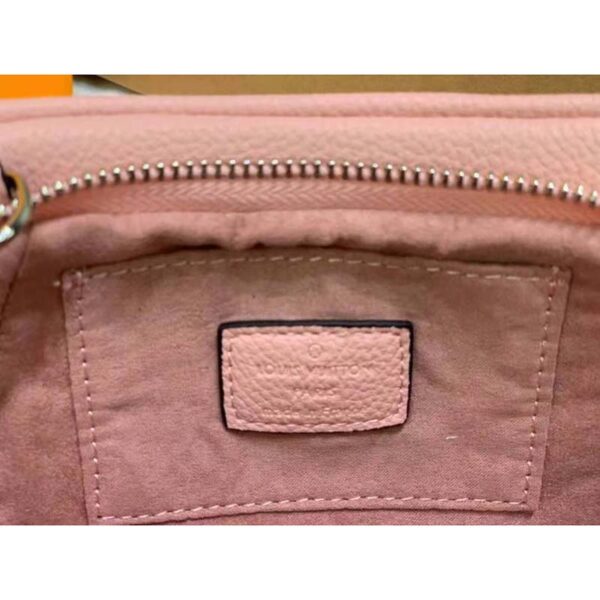 Louis Vuitton LV Women Scala Mini pouch Magnolia Pink Mahina Perforated Calf Leather (11)