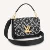 Louis Vuitton LV Women Since 1854 Twist MM Handbag Gray Embroidered Calfskin