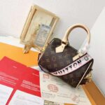 Louis Vuitton LV Women Speedy Bandoulière 20 Handbag Black Monogram Coated Canvas - Image 3