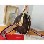 Louis Vuitton LV Women Speedy Bandoulière 20 Handbag Black Monogram Coated Canvas - Image 6