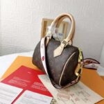 Louis Vuitton LV Women Speedy Bandoulière 20 Handbag Black Monogram Coated Canvas - Image 4