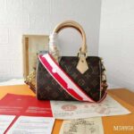 Louis Vuitton LV Women Speedy Bandoulière 20 Handbag Fuchsia Monogram Coated Canvas - Image 2
