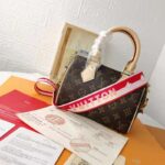Louis Vuitton LV Women Speedy Bandoulière 20 Handbag Fuchsia Monogram Coated Canvas - Image 3