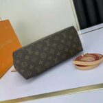 Louis Vuitton LV Women Tote Bag Monogram Coated Canvas Natural Cowhide Leather – Image 5