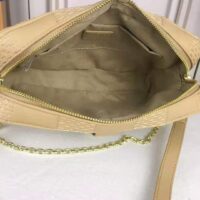 Louis Vuitton LV Women Troca MM Handbag Cashmere Beige Damier Quilt Lambskin Calfskin