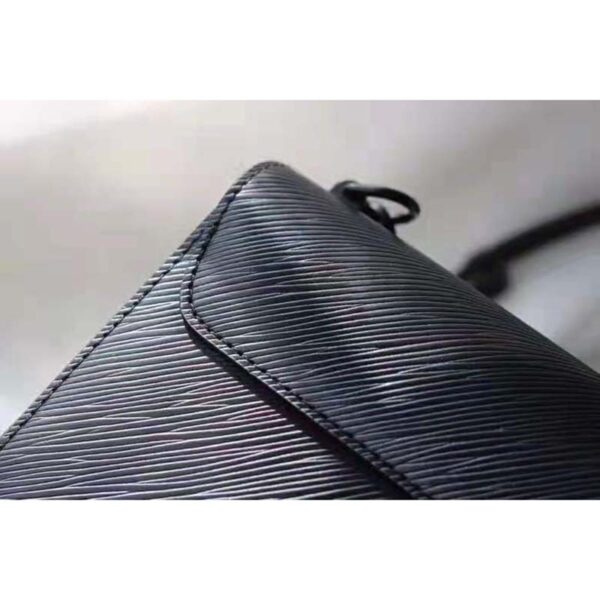Louis Vuitton LV Women Twist Mini Handbag Iridescent Black Taurillon leather (12)