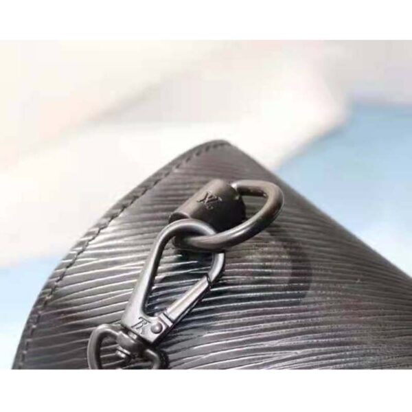 Louis Vuitton LV Women Twist Mini Handbag Iridescent Black Taurillon leather (15)