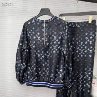 Louis Vuitton Women Silk Long-Sleeved Sweater Flight Mode Navy Blue