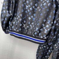 Louis Vuitton Women Silk Long-Sleeved Sweater Flight Mode Navy Blue