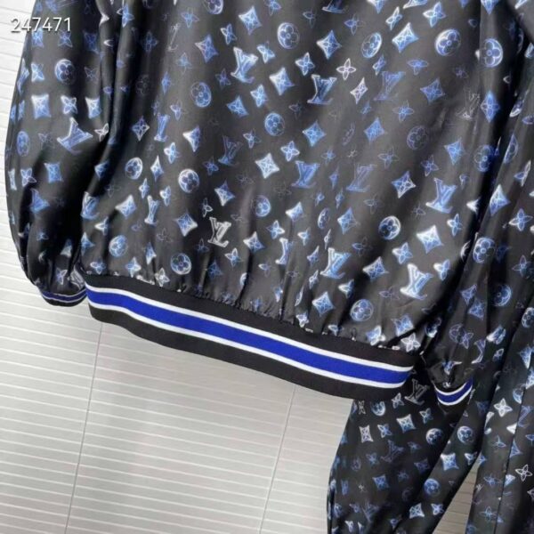 Louis Vuitton Women Silk Long-Sleeved Sweater Flight Mode Navy Blue (12)