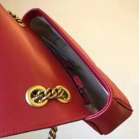 Gucci GG Women GG Marmont Small Matelassé Shoulder Bag Red Double G (1)