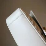 Gucci GG Women GG Marmont Small Matelassé Shoulder Bag White Double G – Bild 13