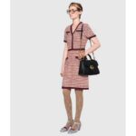 Gucci GG Women GG Marmont Small Top Handle Bag Black Double G - Image 11