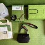 Gucci GG Women Small Top Handle Bag with Bamboo Black Leather - Image 7