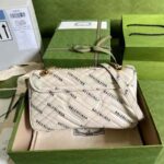 Gucci GG Women The Hacker Project Small GG Marmont Bag White Double G - immagine 3