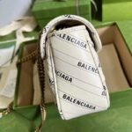 Gucci GG Women The Hacker Project Small GG Marmont Bag White Double G - immagine 5