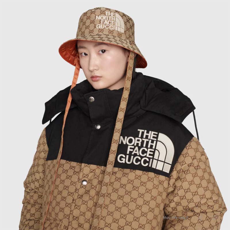 Gucci x The North Face Down Jacket Beige/Ebony