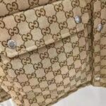 Gucci Men The North Face x Gucci Padded Jacket Beige Ebony GG Canvas - Image 9