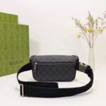 Gucci Unisex Belt bag Interlocking G Black GG Supreme Canvas – Image 4