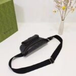 Gucci Unisex Belt bag Interlocking G Black GG Supreme Canvas – Image 3