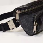 Gucci Unisex Belt bag Interlocking G Black GG Supreme Canvas – Image 10