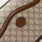 Gucci Unisex Messenger Bag Interlocking G Beige Ebony GG Supreme Canvas - Bild 8