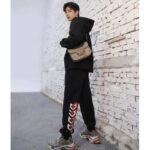 Gucci Unisex The Hacker Project Small Horsebit 1955 Bag Beige GG Supreme Canvas - Bild 11