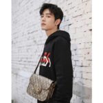 Gucci Unisex The Hacker Project Small Horsebit 1955 Bag Beige GG Supreme Canvas - Bild 13