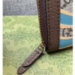 Gucci Unisex GG Diana Zip Around Wallet Beige Ebony GG Supreme Canvas - Image 8