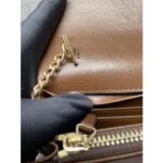 Gucci Women GG Jackie 1961 Chain Wallet Beige Ebony GG Supreme Canvas - Image 10