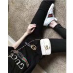 Gucci Women GG Marmont Matelassé Leather Super Mini Bag White Double G - Image 2